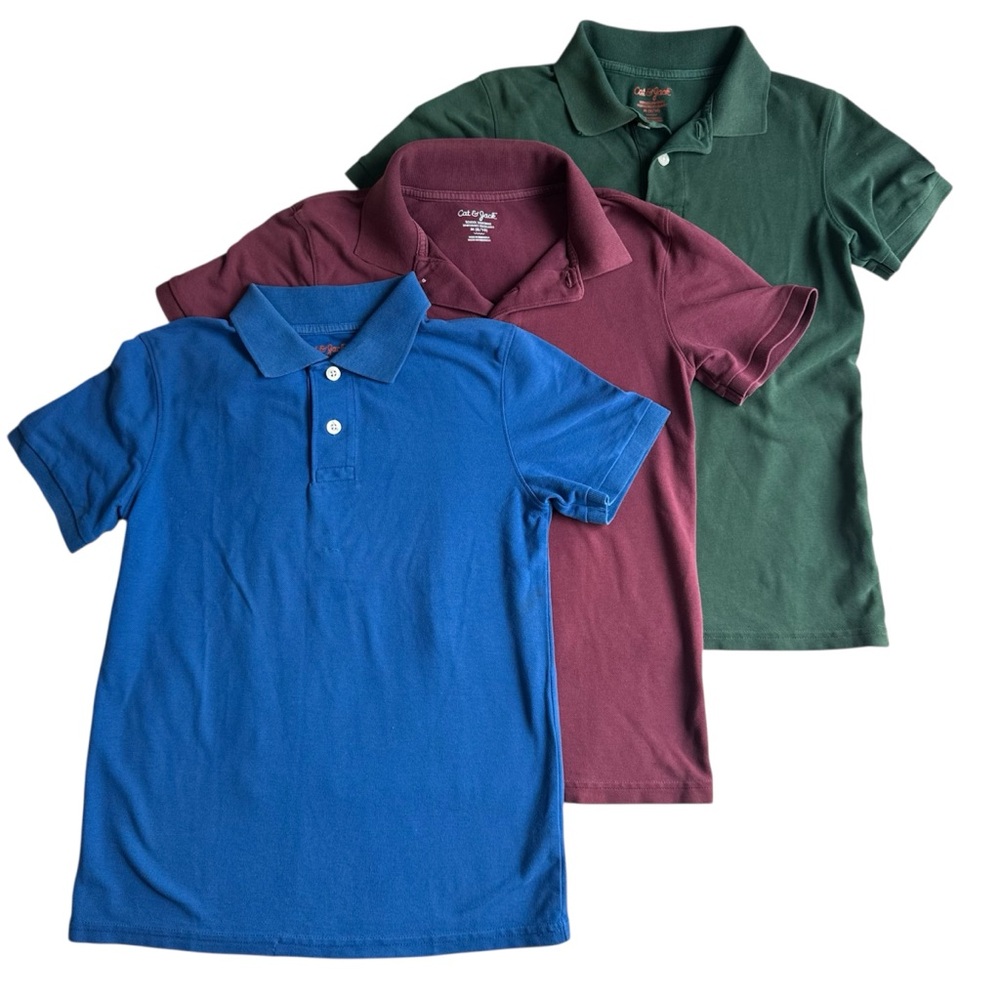 Cat & Jack Boys Uniform Shirt Bundle Size 8-10